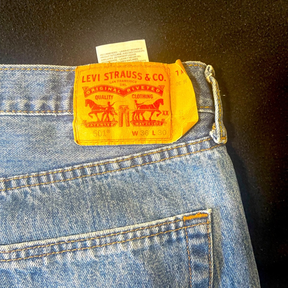 Used 501 Levi’s wore once